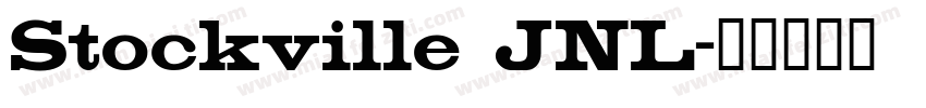 Stockville JNL字体转换